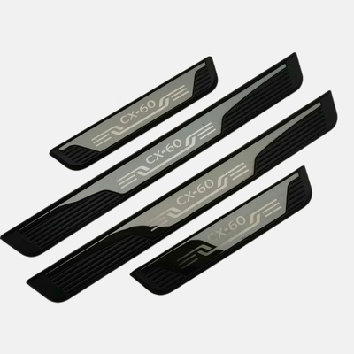 Sill Strip, Plastic Trunk – Dekorativ pedal başlıqları - cx-60-plastic-door-sill-strip-black-gemstone