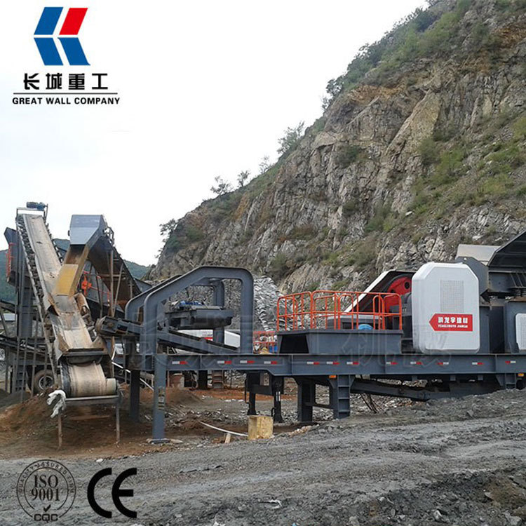 提供现场免费试机 鄂式移动破碎站 移动式建筑垃圾破碎站