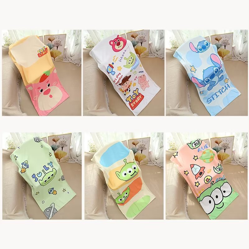 Japanese cartoon large towel absorbent bath towel household beach travel portable swimming sports long towel