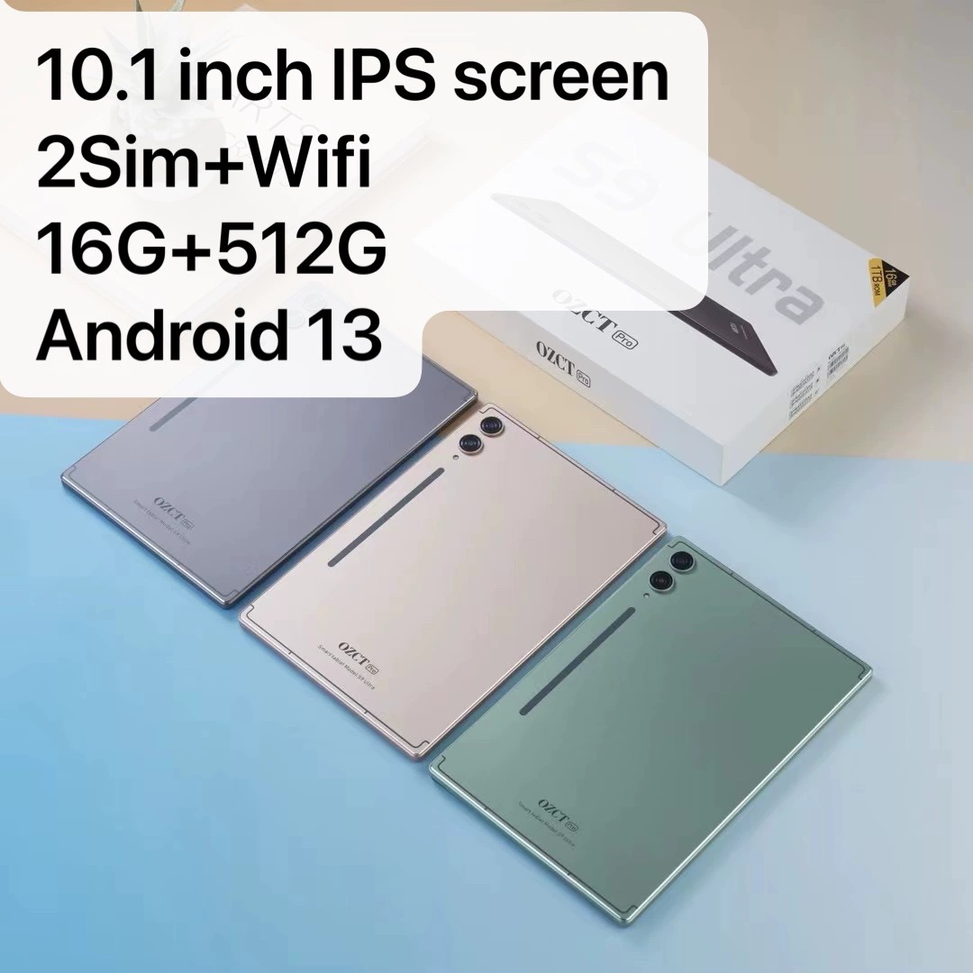 Планшетная ПК новая модель 2024 S9, Incell LCD/IPS ЖК, 10.1 дюйма, наличие на складе