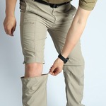 跨境工厂户外战术裤男夏季长短两用速干裤短裤多口袋作训裤