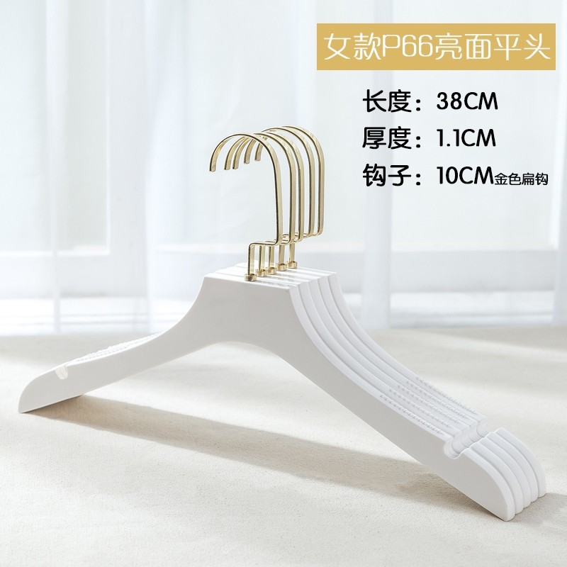 1.0 여성용 성인 P66 광택 플랫 헤드 골드 플랫 후크