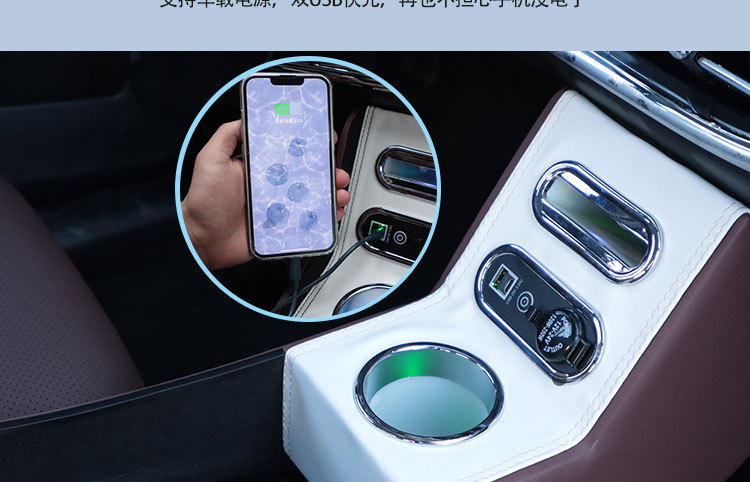 Wuling fruit armrest box central bingo central control storage box ice fruit armrest mechanical handbrake main co-pilot isolation