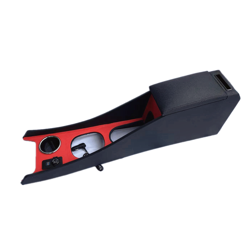 08-13 Honda Fit armrest box, second-generation Fit armrest box, car storage box modification