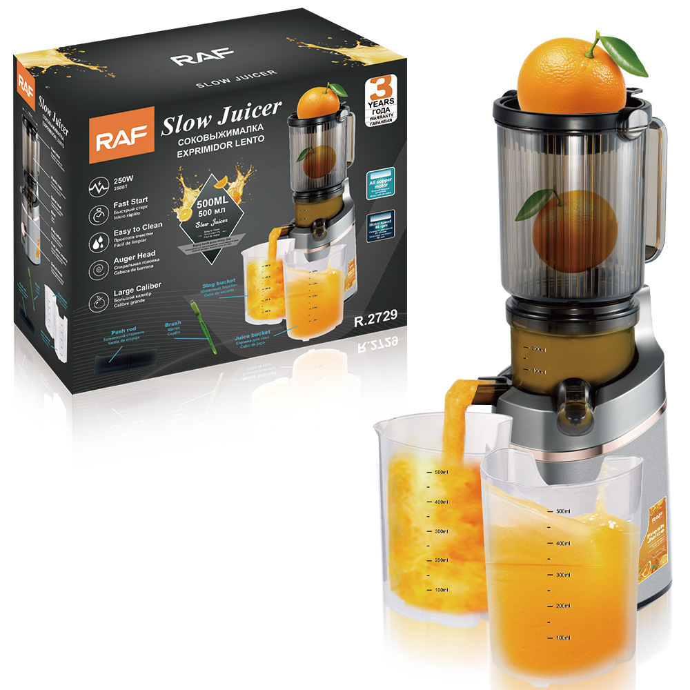 Exprimidor de jugo eléctrico de acero inoxidable transfronterizo estándar europeo motor multifuncional de gran capacidad mezclador de jugo crude varilla de cocina image 13