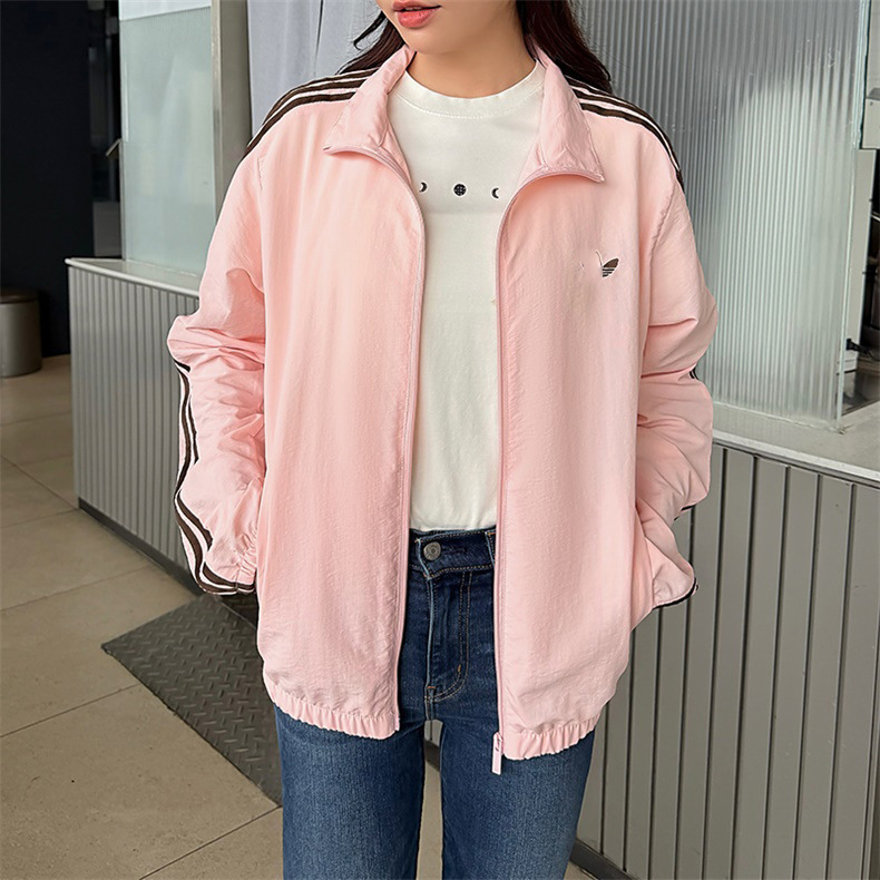 Cross-border embroidered three-stripe fashion casual skin jacket for men and women, summer outdoor sun protection jacket