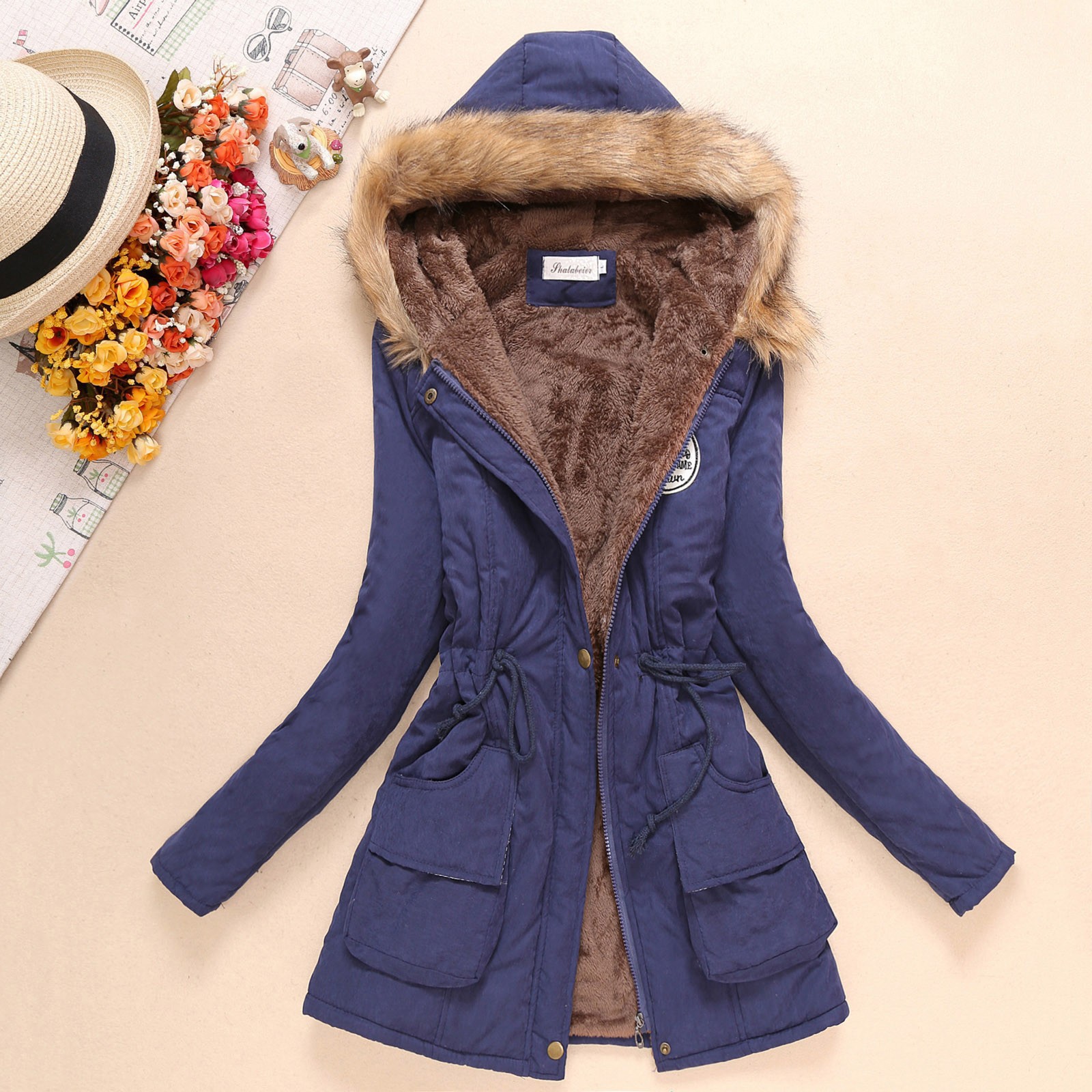 Chaqueta de invierno de gran tamaño para mujer – abrigo cálido y elegante de temporada
