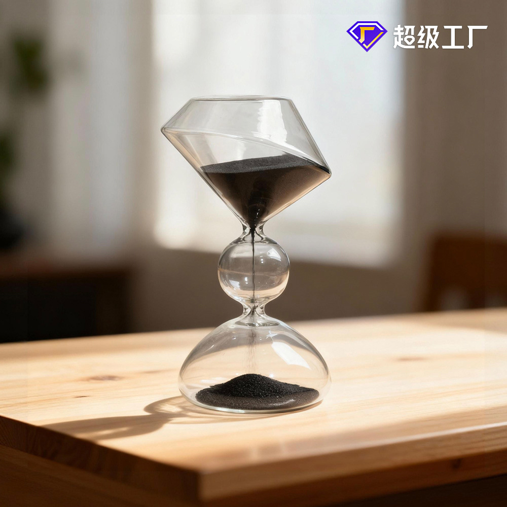 Reloj de Arena Temporizador de Vidrio de Borosilicato Alto para Hogar