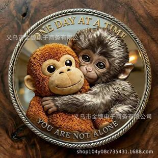 �羳��ƷEmotional Support Monkey Coin ��ƽ�������֧�ֺ��ӎ�