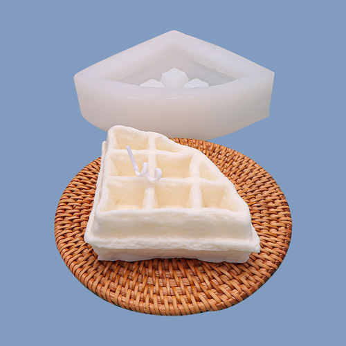 Wafer cake sugar silicone mold DIY aromatic candle chocolate baking mold wholesale