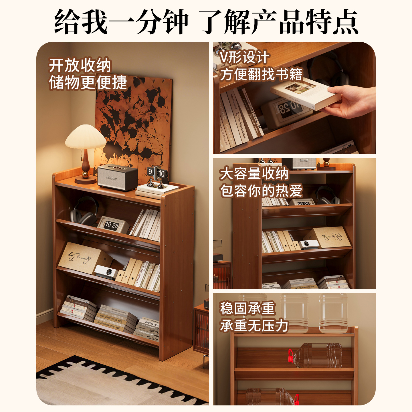 Estante de libro estante de piso armario integrado armario de almacenamiento sala de estar hogar armario de exposición de almacenamiento multicapa revista simple gabinete de libros