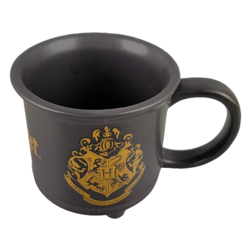Taza de café con patas, taza de cerámica triangular de Harry Potter, taza con forma de quemador de incienso, taza de agua de anime, regalo personalizado.