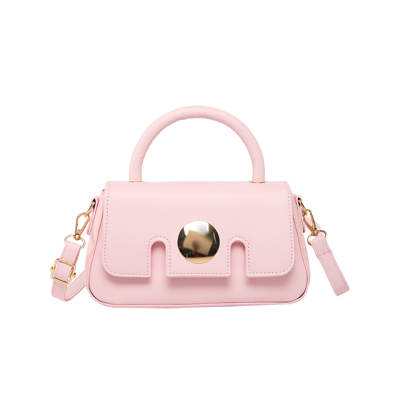 Bolso de un solo hombro de estilo occidental simple de moda de personalidad francesa 2025 primavera nueva versión coreana bolso pequeño de mensajero casual