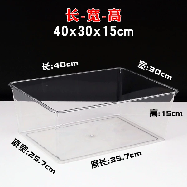 ☆✷Length 40cm, width 30cm, height 15cm, transparent without cover☆✷