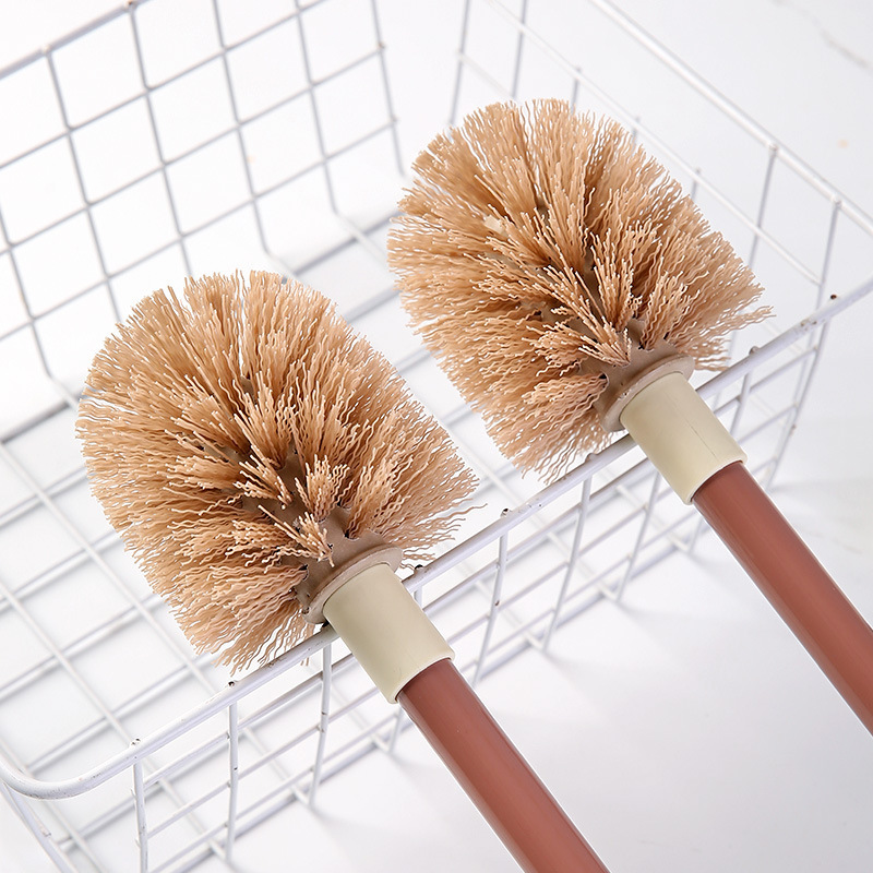 cepillo de inodoro de mango largo sin ángulo muerto cepillo de limpieza de inodoro doméstico cepillo de limpieza de inodoro sin agujeros colgado en pared cepillo de inodoro
