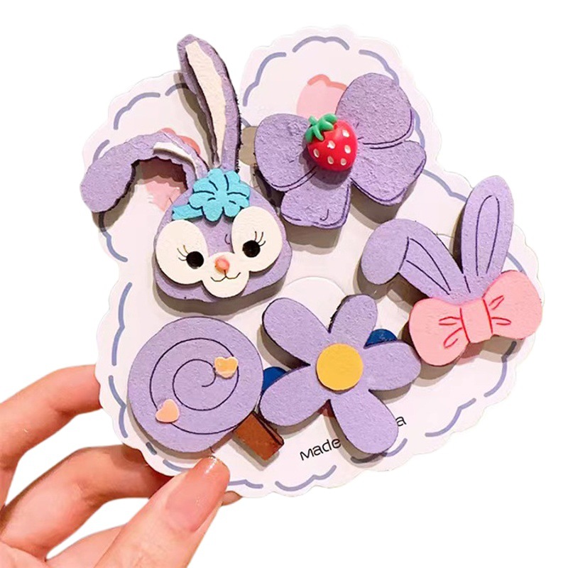 New children's Velcro post baby does not hurt hair broken hair artifact self-stick bangs stickers headdress girls wholesale