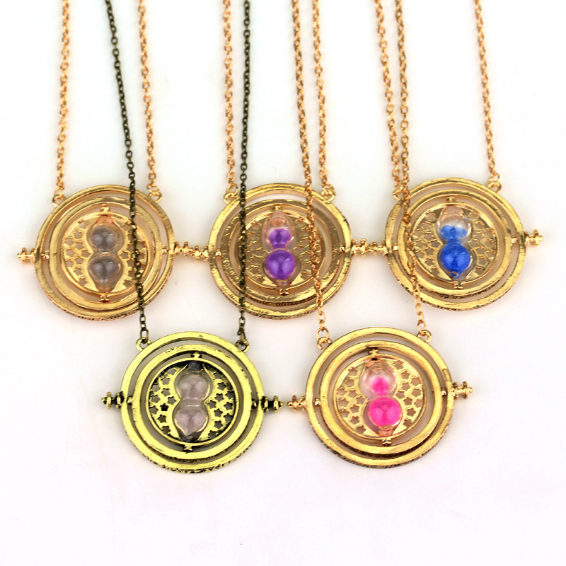 Fashion Round Alloy Plating Unisex Pendant Necklace 1 Piece