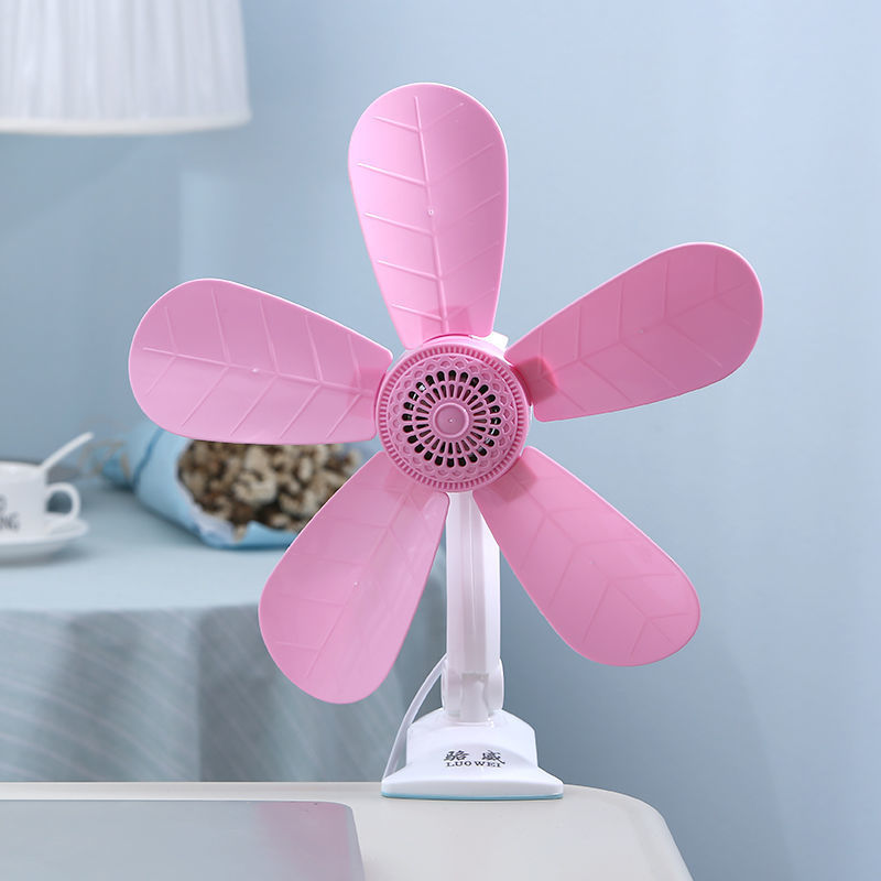 Dormitory Bed Silent Small Fan Mini Desktop Clip Electric Fan Home Office Student High Wind Clip Fan