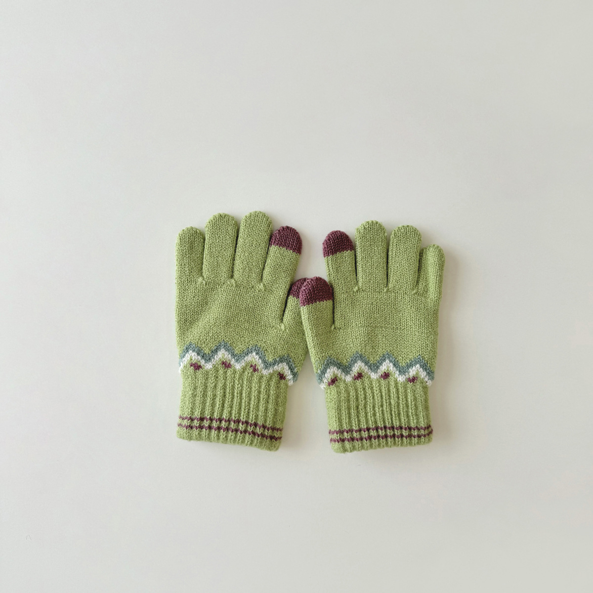 Kinder Strickhandschuhe Für Herbst Und Winter Im Vintage Design_voghion.com