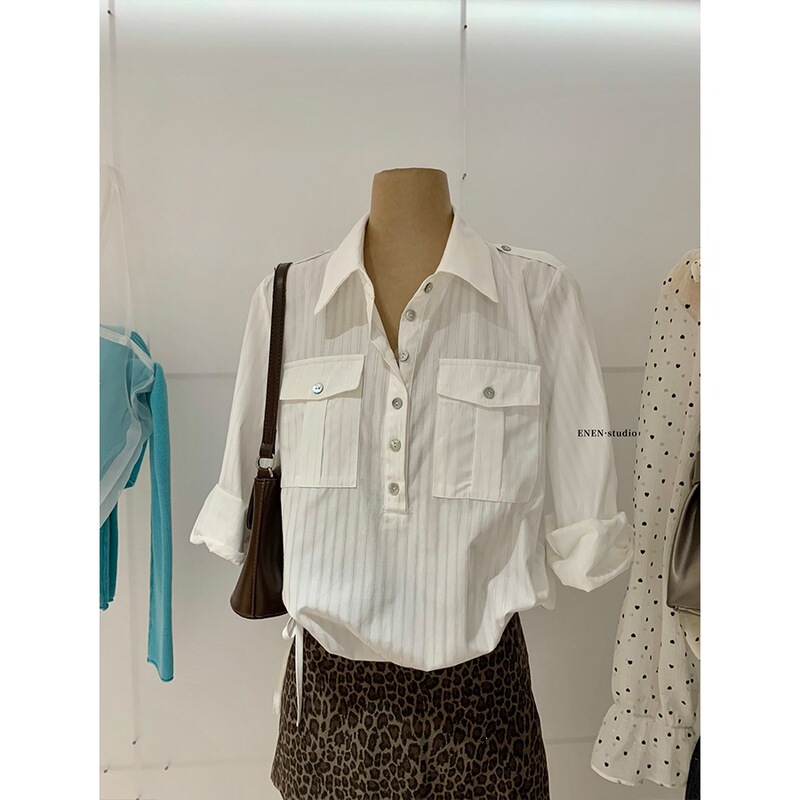 WGWE10961 stylish long-sleeve shirt, slim-fit short shirt jacket for hot girls WGWE10961 stylish long-sleeve shirt, slim-fit short shirt jacket for hot girls
