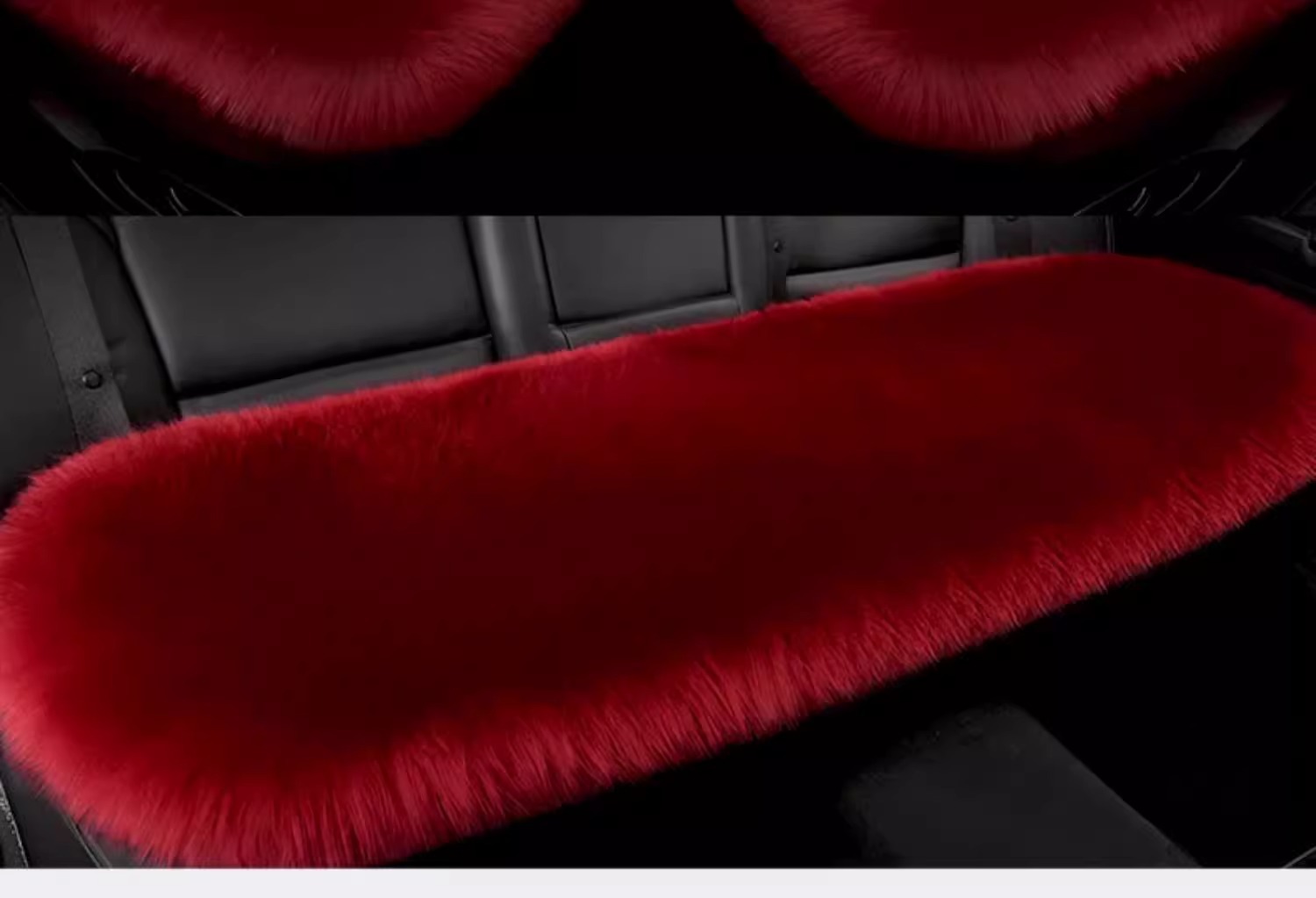 Car Seat Cushion Winter fleece-lined Car Main Driving Internet Celebrity New Goddess Seat Cushion 2023 Warm Fragrance