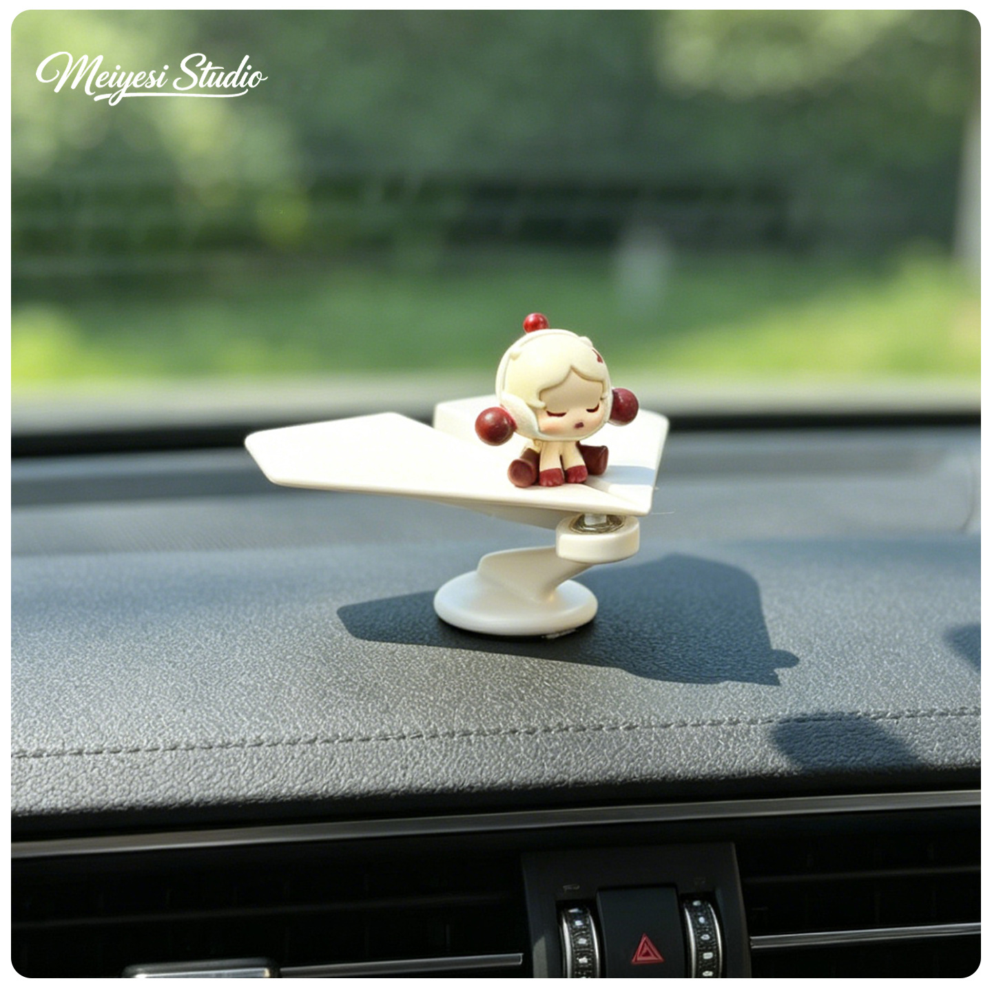 Crayón nuevo avión giratorio 2026 nuevo automóvil adorable joyería de dibujos animados decoración de curación descompresión