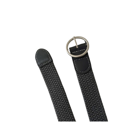 Canvas Woven Belt Punch-free Black Men's and Women's Military Training Belt All-match Casual Women's Jeans Belt