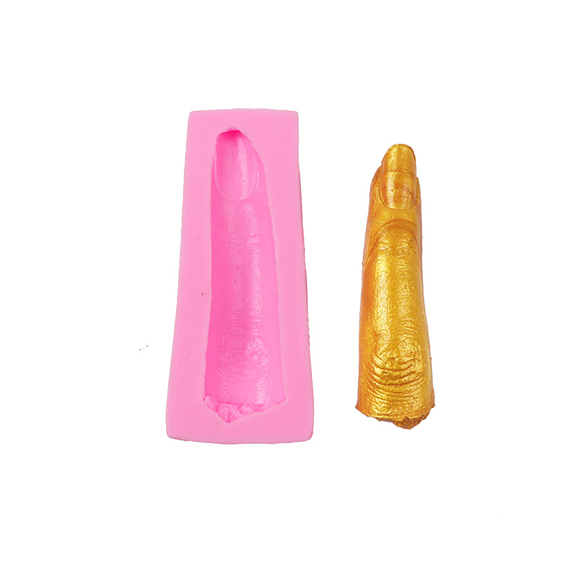 Halloween de vestir dedo fondant molde de silicona calabaza cráneo casa embrujada pastel de chocolate molde para hornear