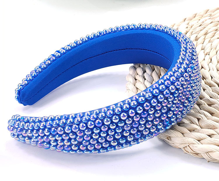 Full Beaded Wide-brimmed Headband display picture 7