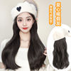 Hat Wig Long one Long curly hair Autumn and winter fashion simulation Reality Wig Headgear