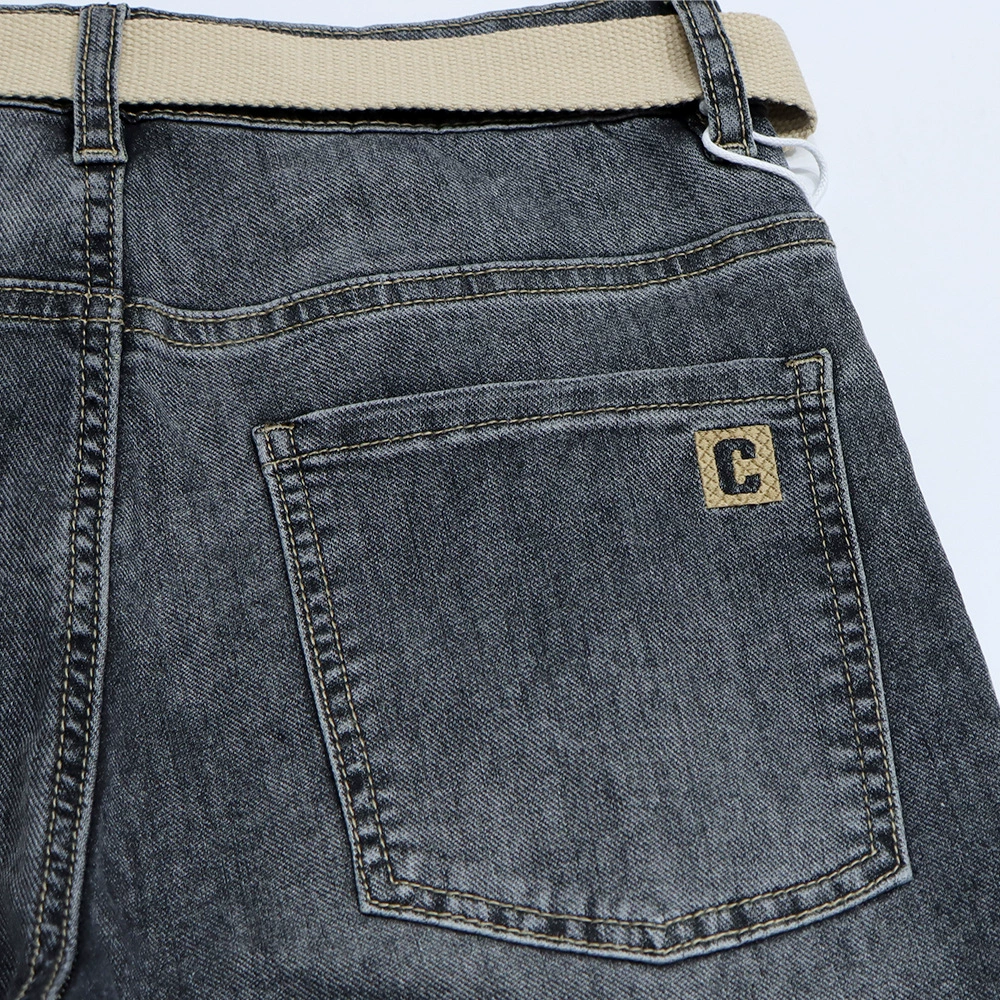 Elite spring thin jeans, elastic trend trousers, slim fit