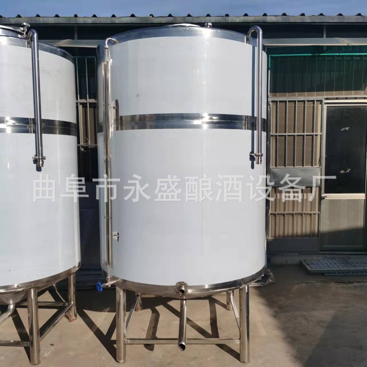 永盛制造10吨不锈钢双层酒罐 不锈钢储水罐 大量不锈钢储存罐销售