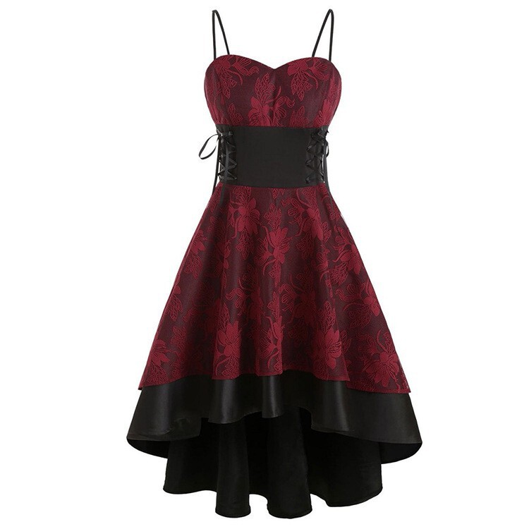 2023 Foreign Trade Lace Strap Mermaid Dress High-Waisted with Tie French Retro European and American Style Sweet Long Dress 2023 Foreign Trade Lace Strap Mermaid Dress High-Waisted with Tie French Retro European and American Style Sweet Long Dress