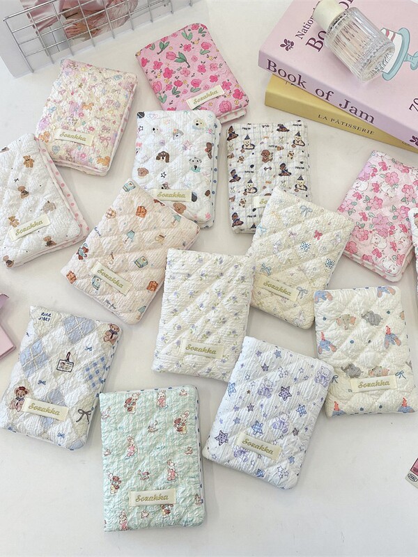 5682 Cute Embossed Cartoon Passport Book Overseas Card Holder Protective Cover Document Bag Storage Bag Travel Passport Holder