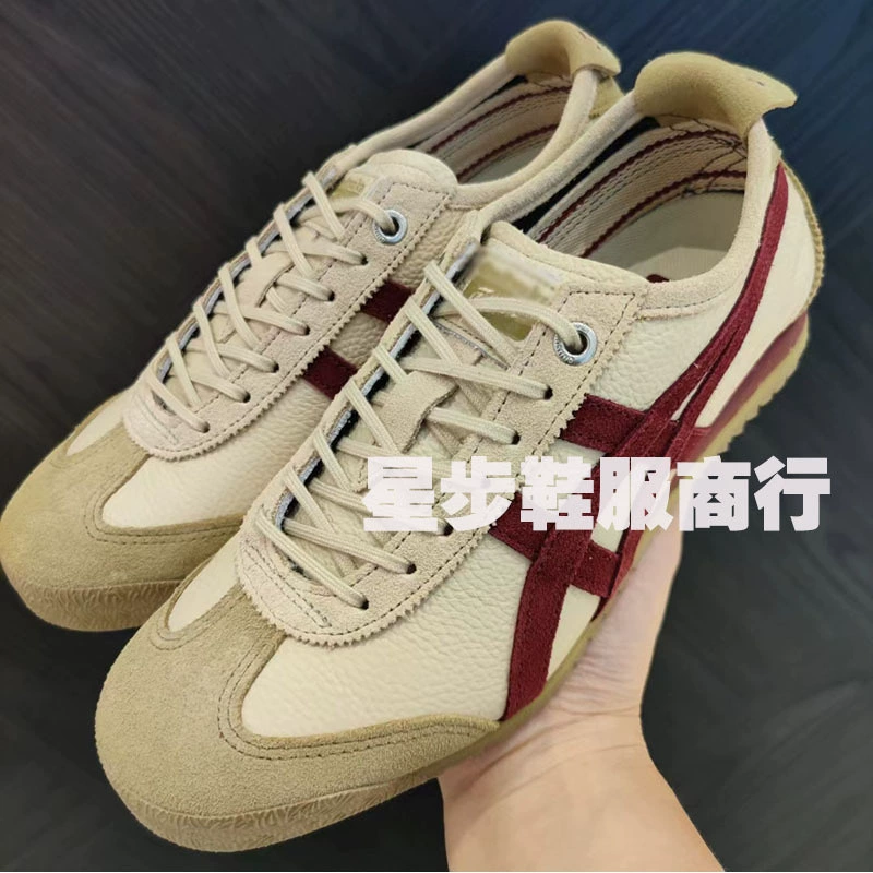 Высокая версия обуви ручной работы, серия первого слоя кожи Onitsuka Tiger, мужская и женская амортизирующая спортивная повседневная обувь