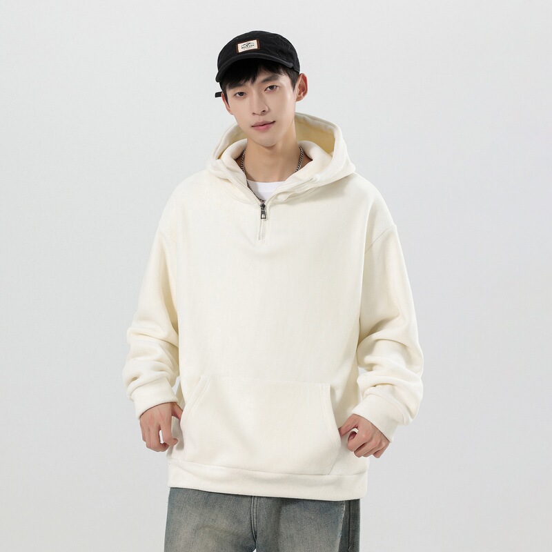 High-end heavyweight 510G hooded sweatshirt for men, new autumn and winter versatile casual pullover zip-up T-shirt for young and middle-aged men High-end heavyweight 510G hooded sweatshirt for men, new autumn and winter versatile casual pullover zip-up T-shirt for young and middle-aged men