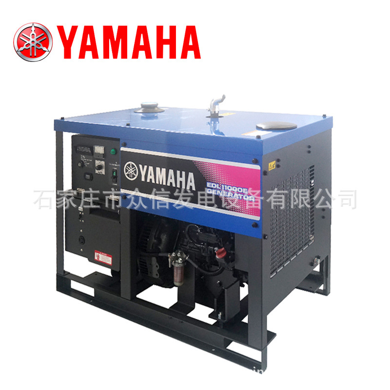 日本YAMAHA雅马哈柴油发电机组8KW单相EDL11000E正品小型220V电启