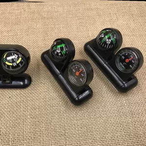 Car Accessories Special Car Interior Thermometer Compass Car Interior Guide Ball Thermometer Two-In-One