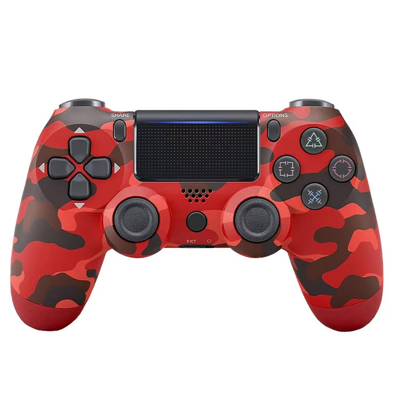 Mango P4 personalizado de fábrica estilo explosivo transfronterizo inalámbrico Bluetooth gamepad PC computadora vibración de seis ejes con luz