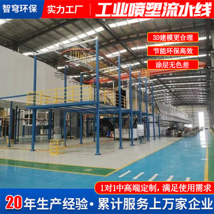 Customized Spray-Painted Assembly Line Powder Recycling Machine High-Temperature Paint Room Automatic Spraying Production Line Painting Assembly Line