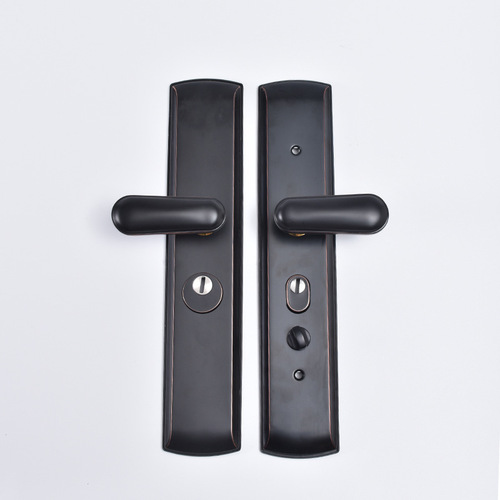New multifunctional stainless steel anti-theft door handle thickened household panel door lock hardware handle lock wholesale