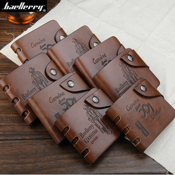casual retro short wallet