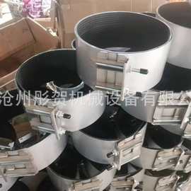 板式管道连接修补器不锈钢管道快速连接器哈夫节水管补漏抱箍接头