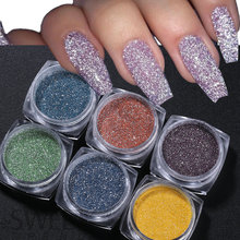 网红爆款美甲碎钻粉闪粉亮片七彩钻石粉碎钻效果蹦迪粉美甲指甲粉