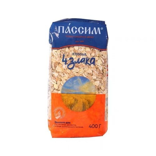Russian original import multi-grain low-sugar oatmeal for meal replacement, sugar-free, satiating, nutritious breakfast