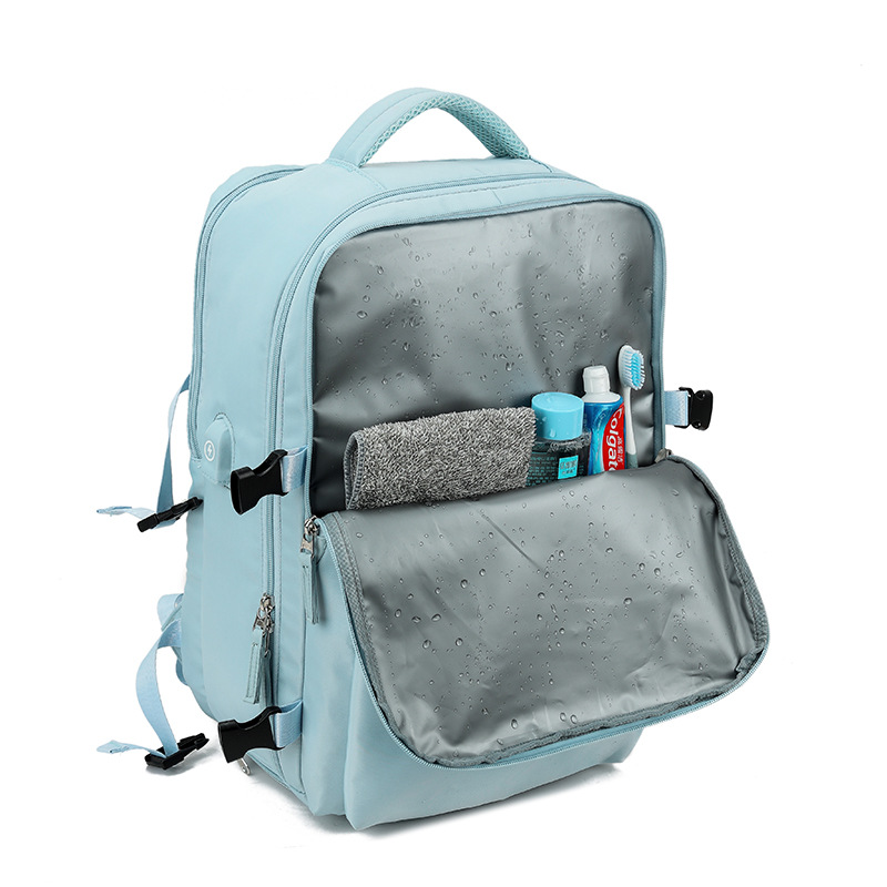 Mochila de nylon impermeable de gran capacidad transfronteriza Oxford tela de negocios mochila multifuncional viaje de ocio mochila ligera