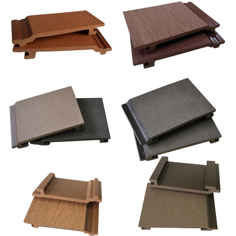 Tablero de plástico de madera tablero de pared al aire libre tablero de pared de madera de plástico decoración de pared de terraza al aire libre impermeable a prueba de moho tablero casa de madera