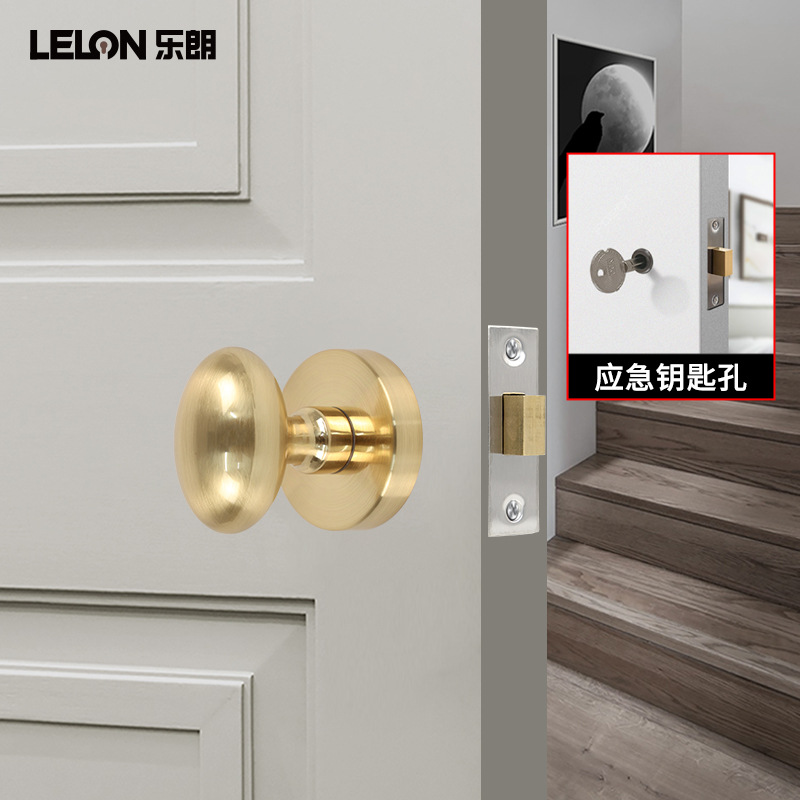Personalizada puerta oculta simple cerradura unilateral puerta interior sala de estar universal cerradura de huevo de ganso con llave cerradura invisible