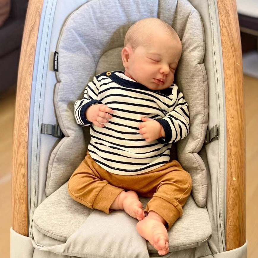 Npk49cm pegamento completo muñeca de simulación LOULOU hecho a mano exquisito pintado de gama alta muñeca de suministro transfronterizo