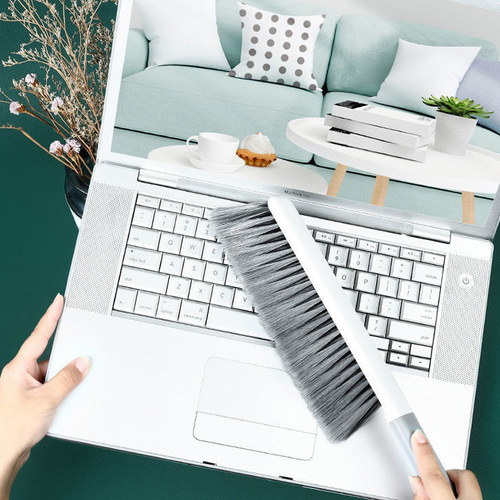 Bed sweeping brush for household living room, bedroom, living room, fabric sofa, soft bristle dusting brush, cleaning artifact, broom and kang